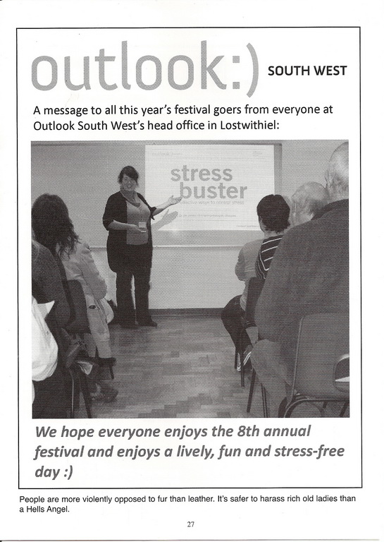 8th Lostwithiel Charity Beer Festival Programme - Page 27
